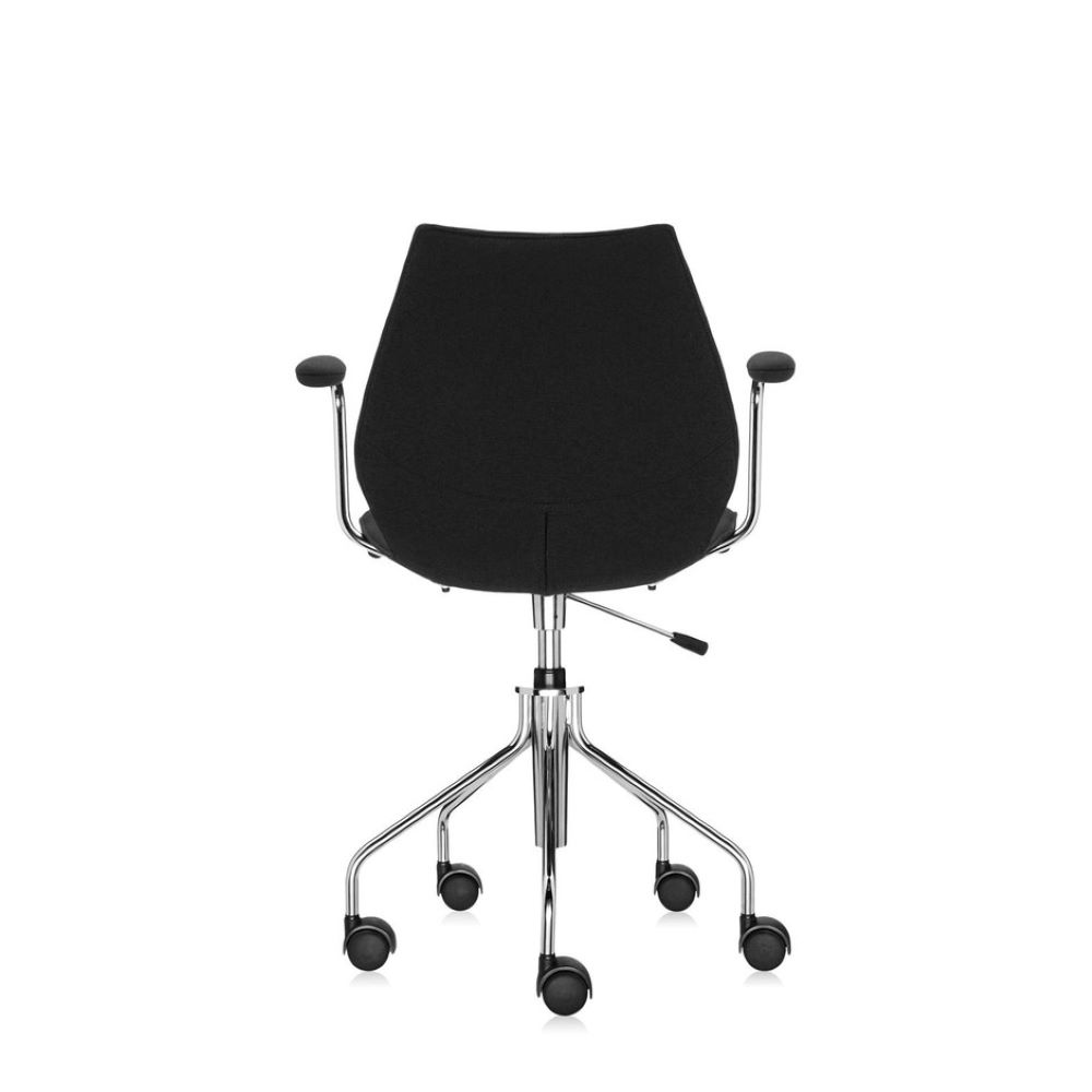 Swivel Armchair Fabric Trevira view 4